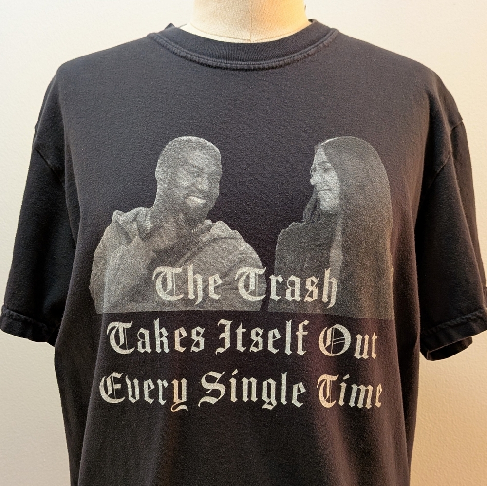 Rare Taylor Swift Quote Kim Kanye Barstool Sports Tee | Black Graphic Shirt (M)